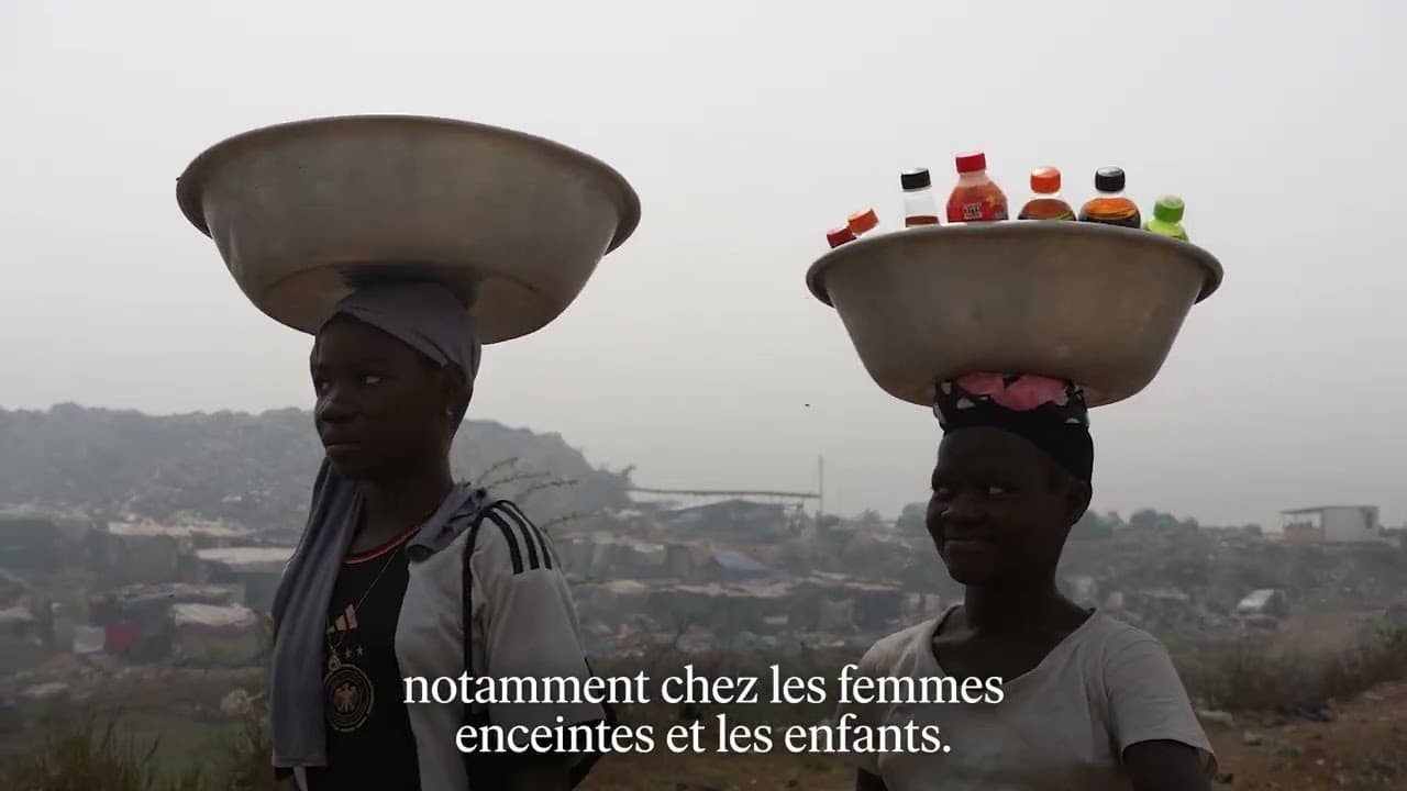 La décharge d'Agbogbloshie au Ghana.